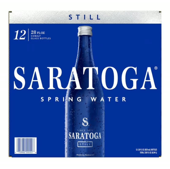 Saratoga still water, 28oz